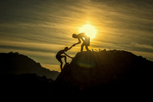 3-piece-acrylic-print-climbing-in-the-mountains