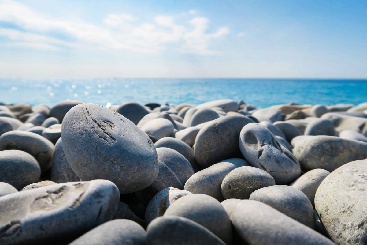 3-piece-aluminium-print-beach-stones