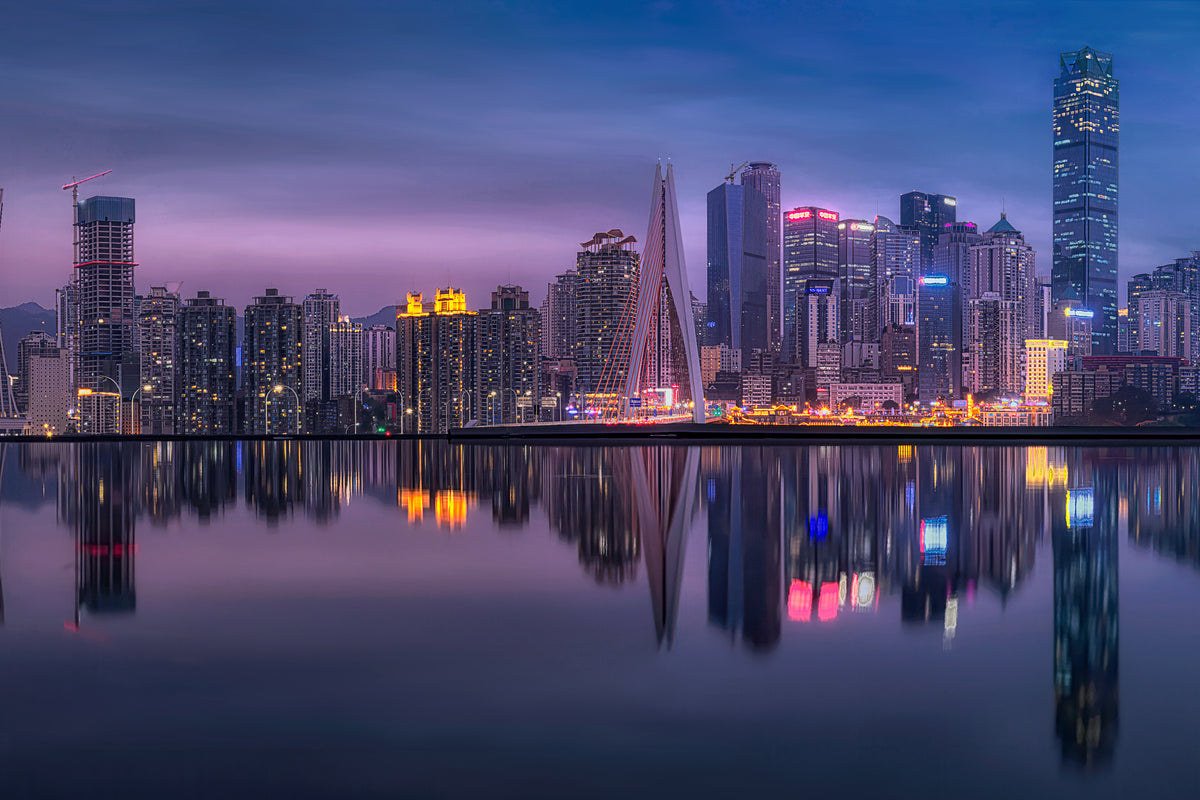 framedcanvas-print-chongqing-reflection-x