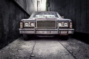 3-piece-aluminium-print-retro-car