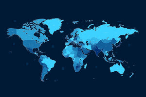 acrylic-print-world-map