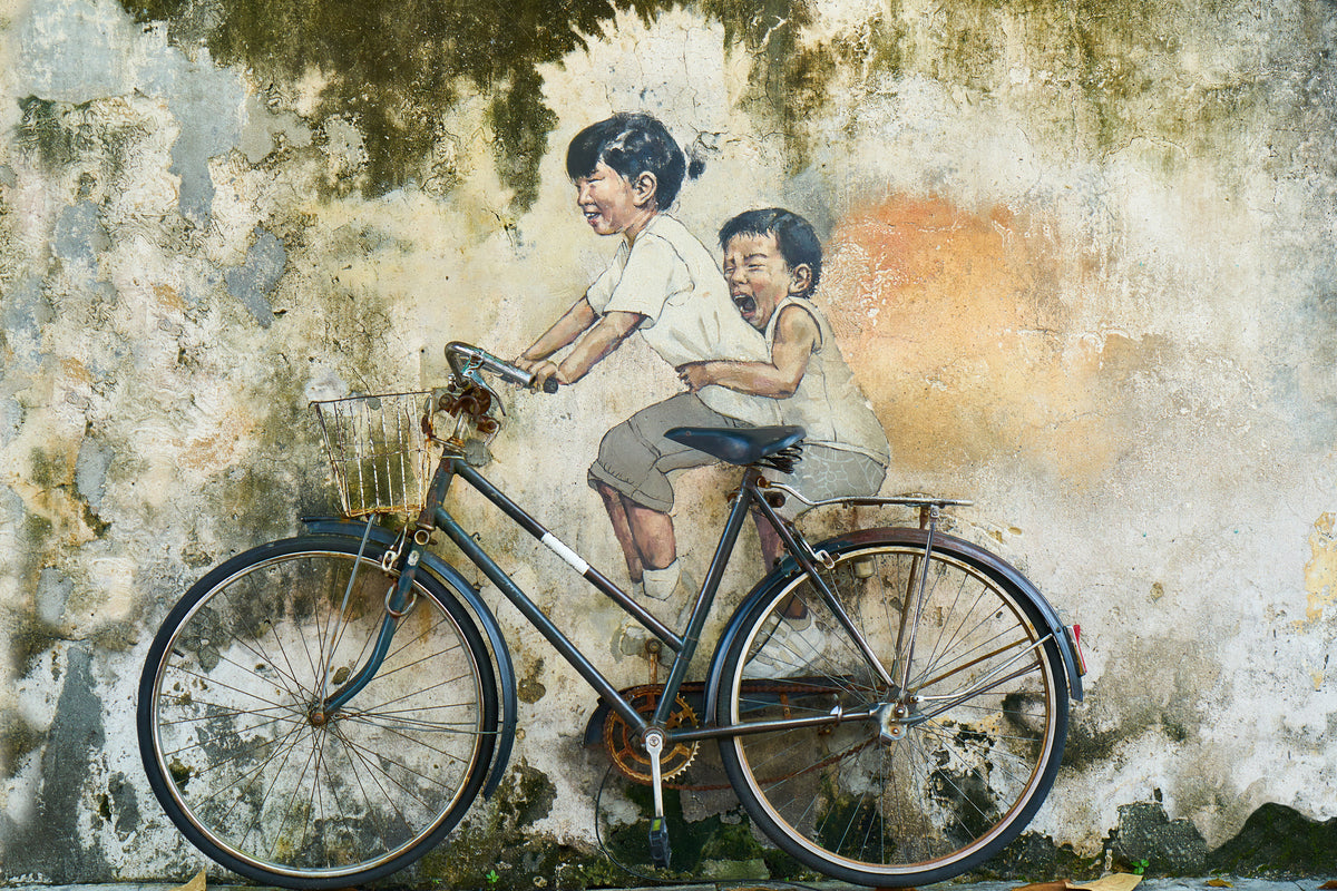 acrylic-print-bicycle-graffiti