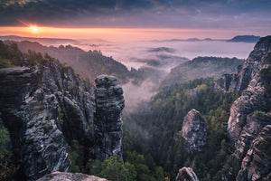 modern-3-piece-acrylic-print-sunrise-on-the-rocks