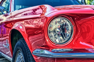 poster-print-red-vintage-car