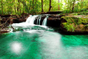 framedposter-print-the-river-at-waterfall