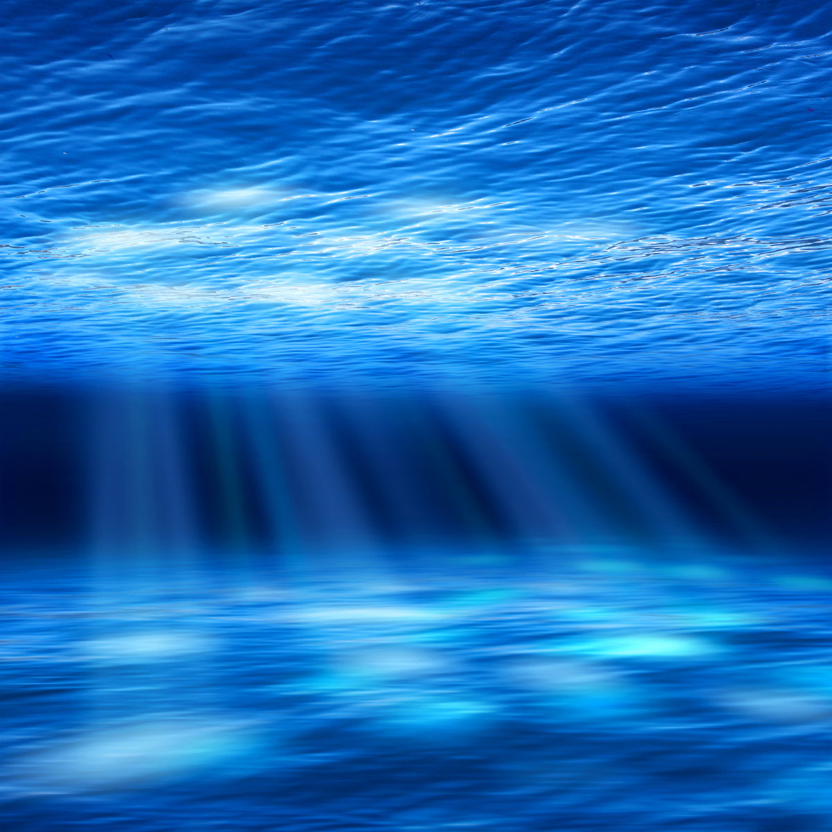 9-piece-acrylic-print-light-under-water