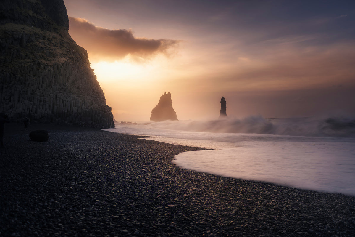 aluminium-print-reynisfjara-sunrise