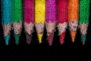 3-piece-aluminium-print-crayons-in-the-water