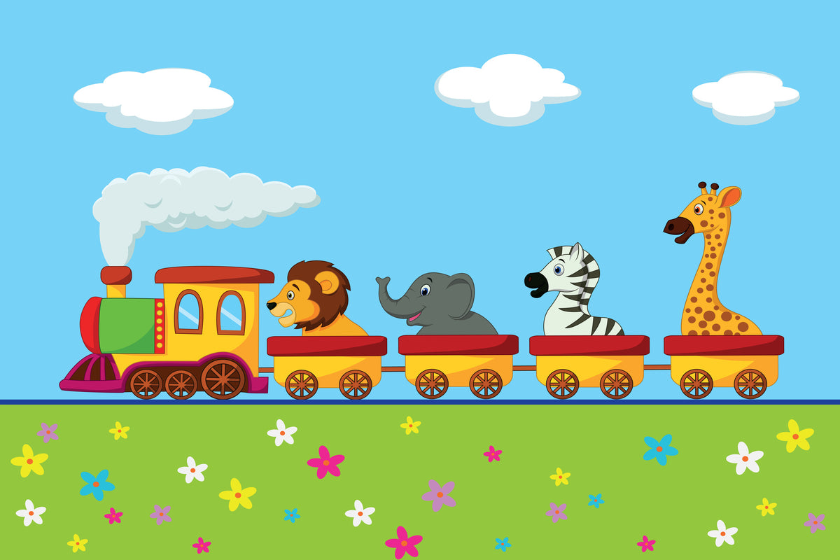 acrylic-print-animal-train