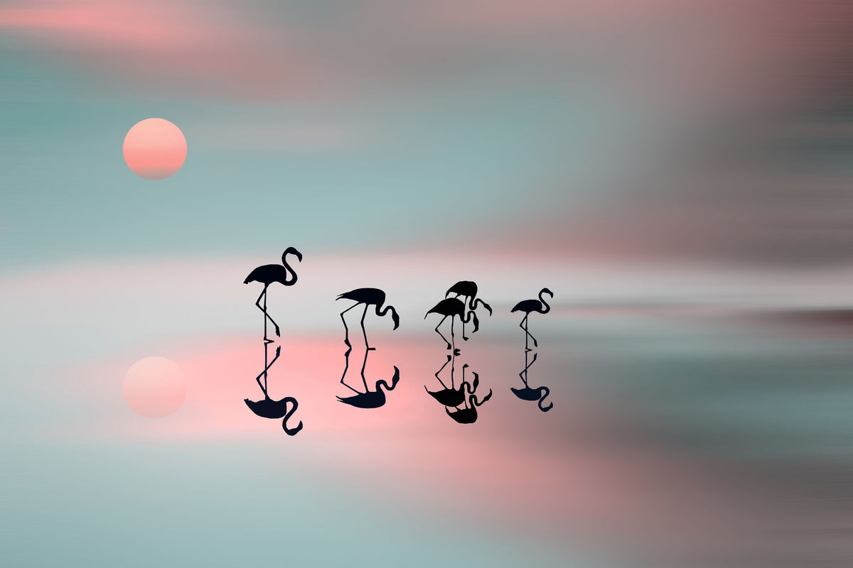 acrylic-print-family-flamingos-x