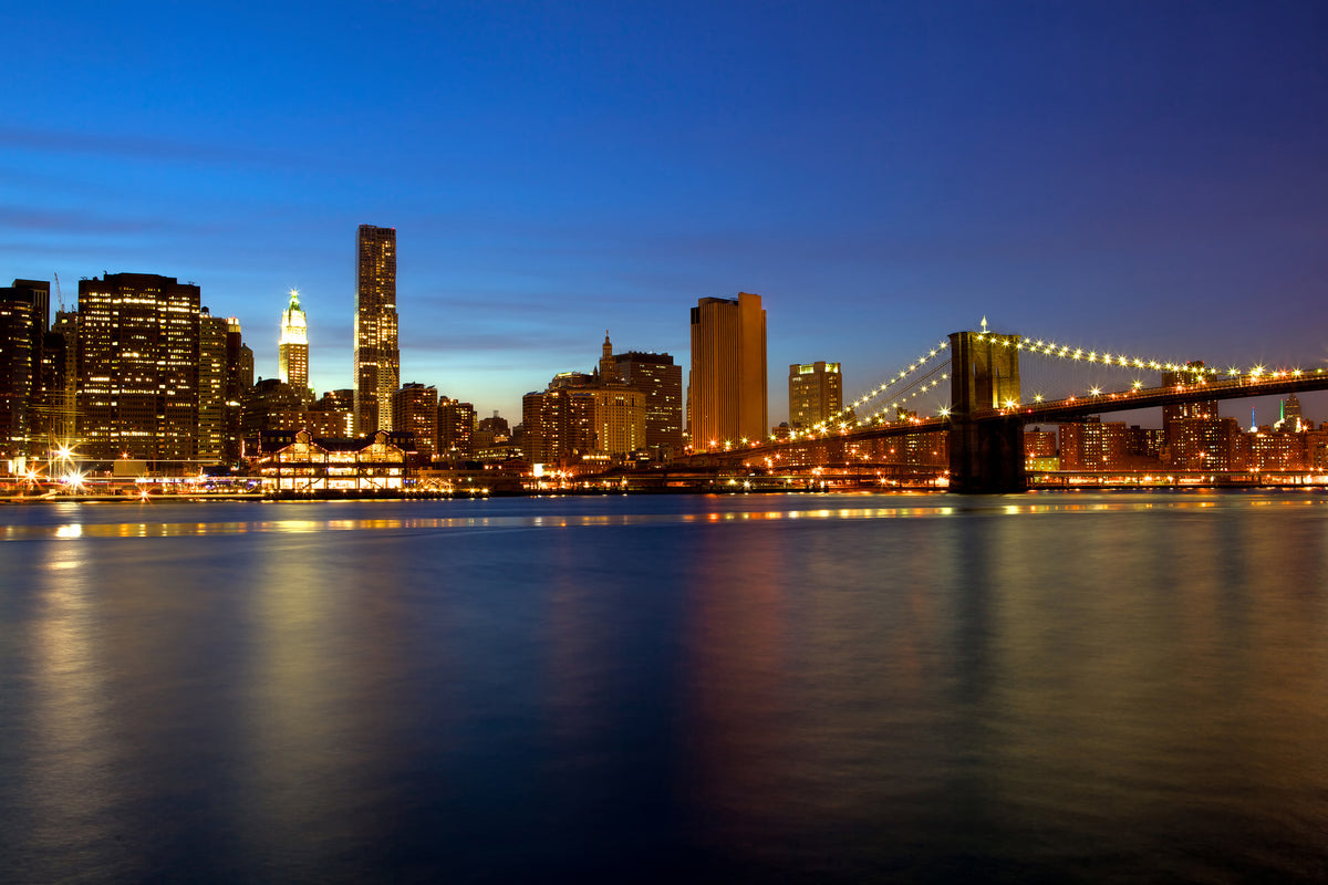 3-piece-aluminium-print-skyline-manhattan-in-sea-of-lights