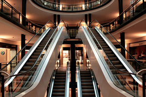 framedposter-print-escalator-in-shopping-mall