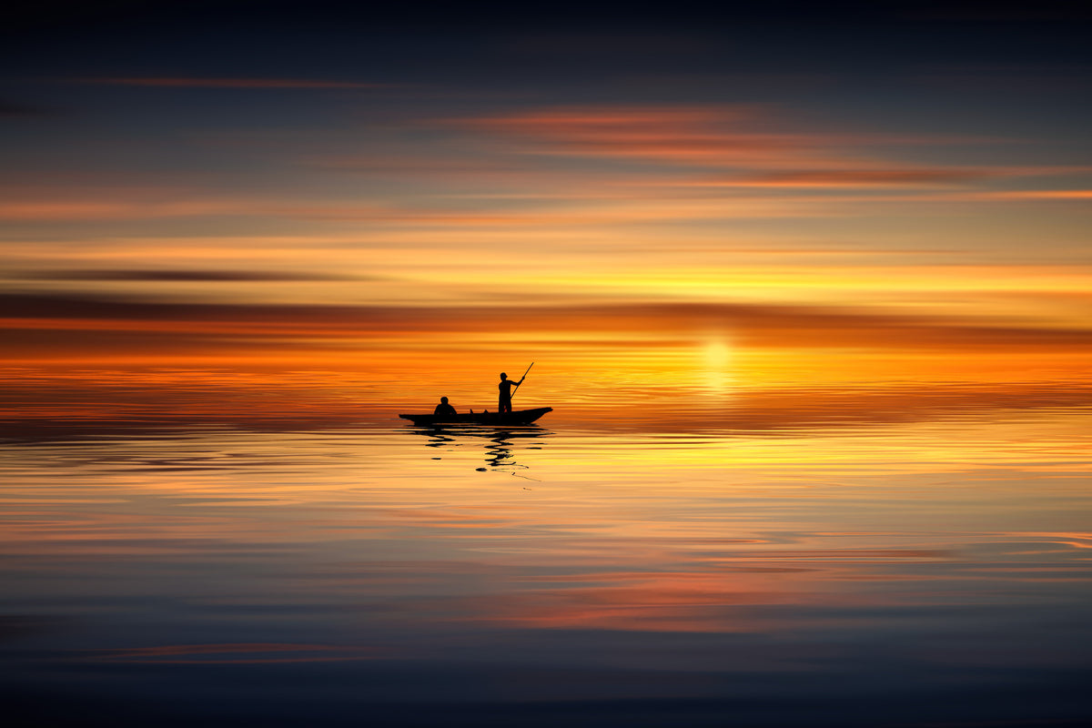 modern-3-piece-canvas-print-boat-in-the-golden-light