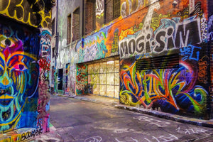 framedposter-print-houses-with-graffiti