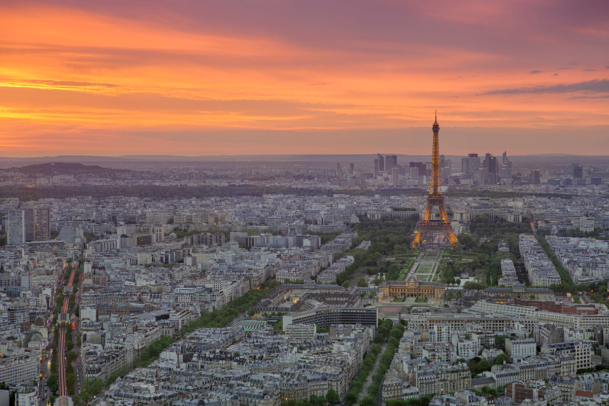 3-piece-acrylic-print-paris-skyline-at-sunset