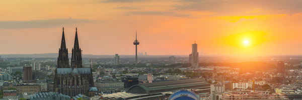 panoramic-aluminium-print-skyline-cologne-at-sunset-panorama