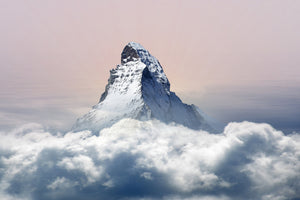aluminium-print-matterhorn-in-clouds