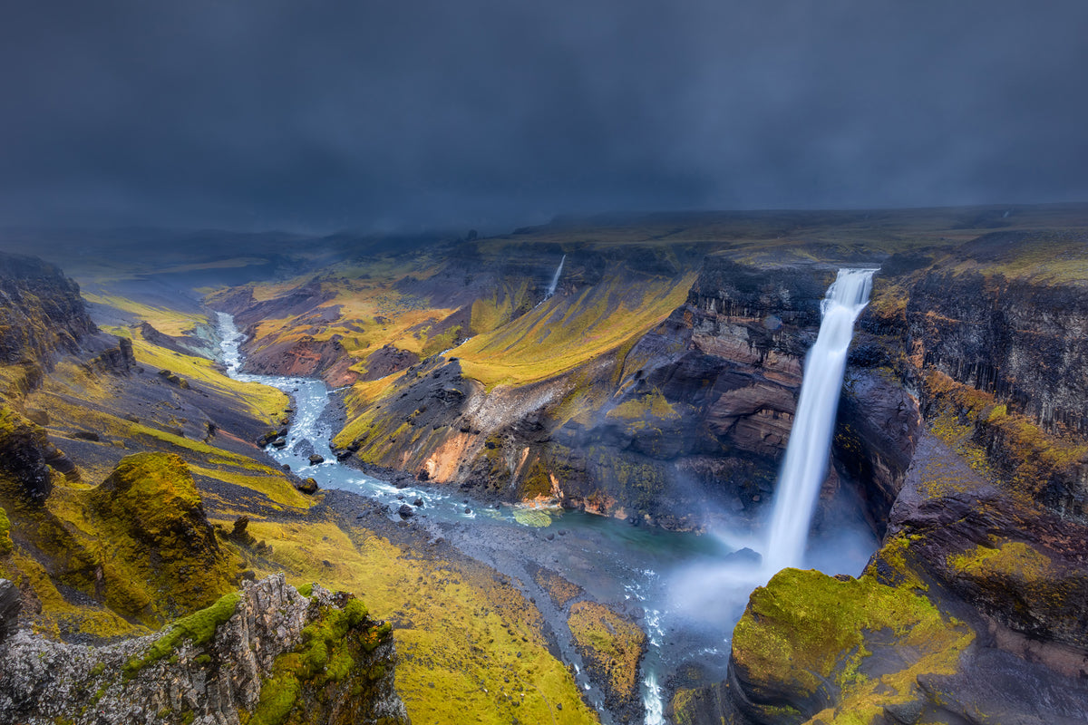 aluminium-print-iceland-waterfall-x
