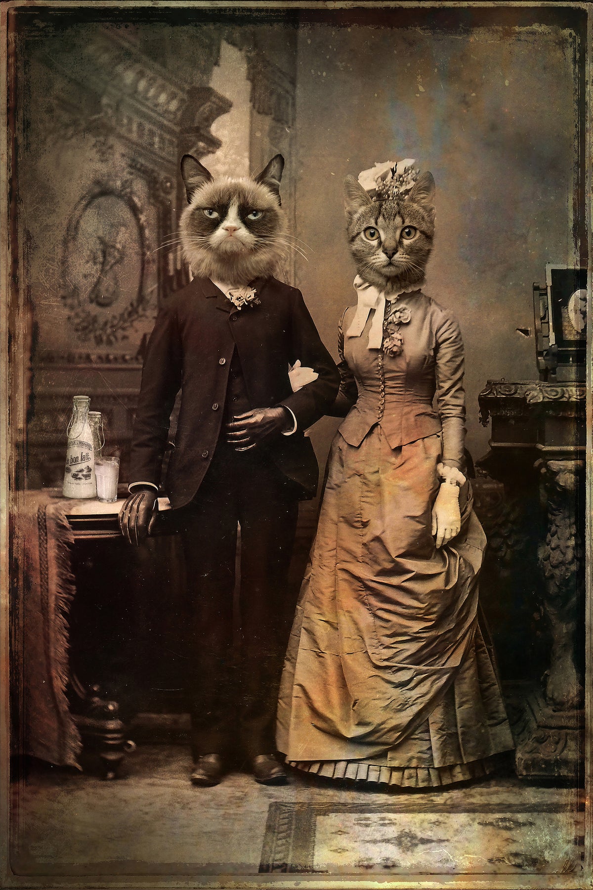 acrylic-print-cat-couple-x