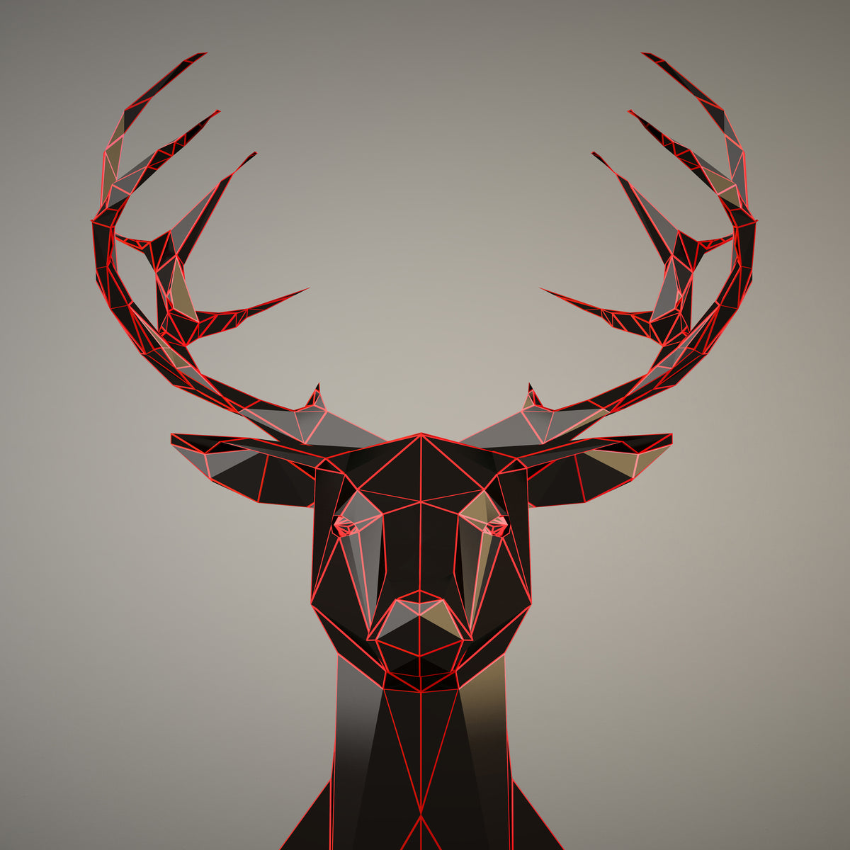 4-piece-aluminium-print-antlers