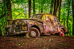 framedcanvas-print-abandoned-classic-car