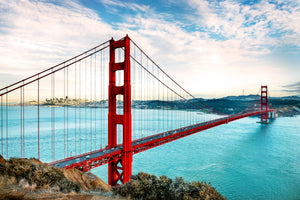 modern-3-piece-aluminium-print-red-golden-gate-bridge