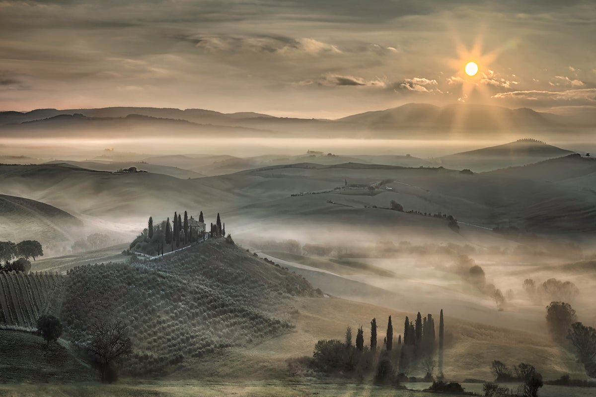 3-piece-aluminium-print-tuscan-morning