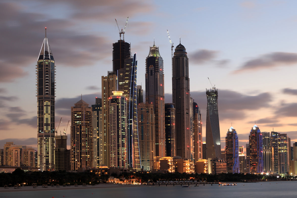 3-piece-canvas-print-skyline-dubai-at-sunset