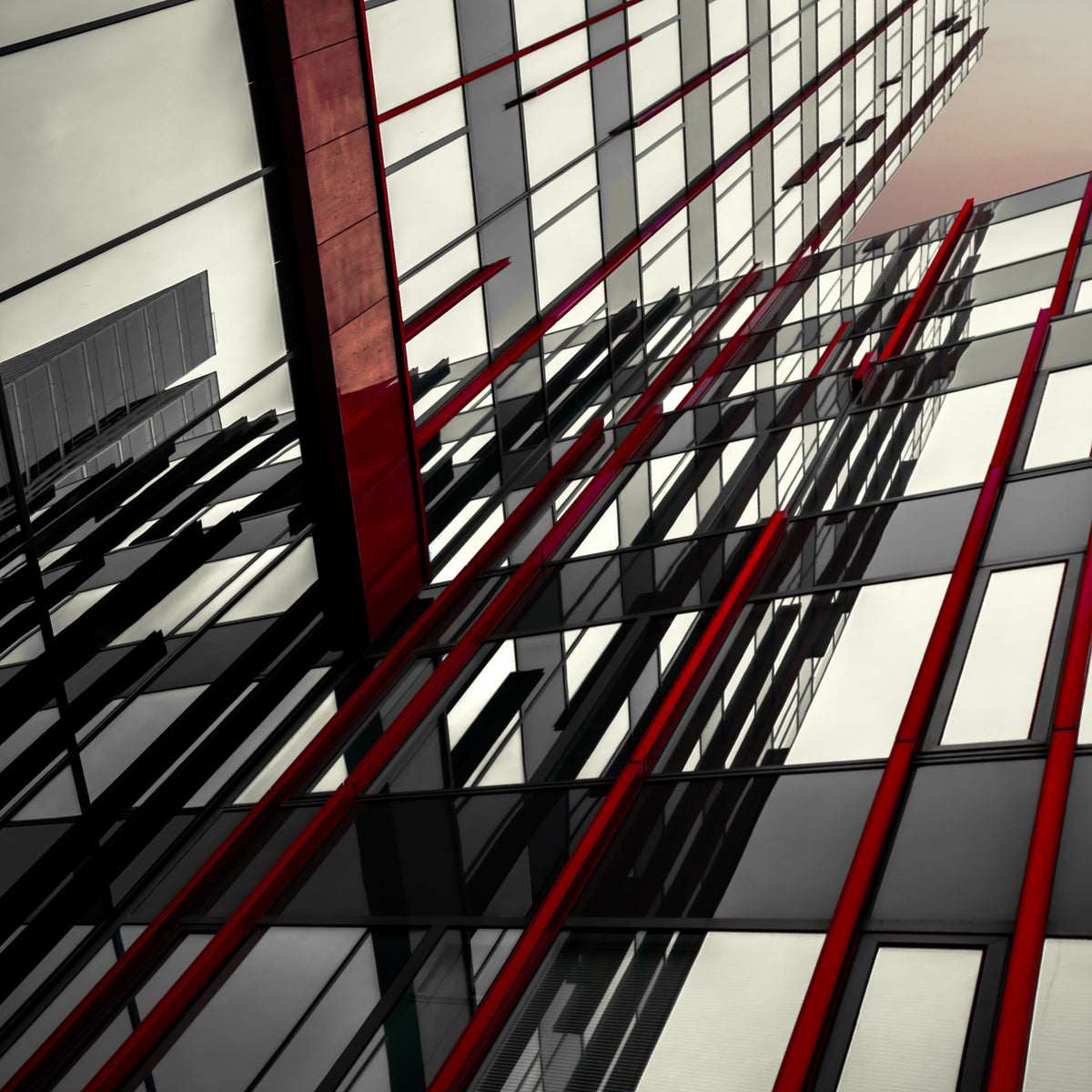 9-piece-canvas-print-red-lines