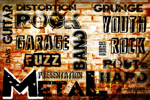 framedcanvas-print-rock-in-grunge-style