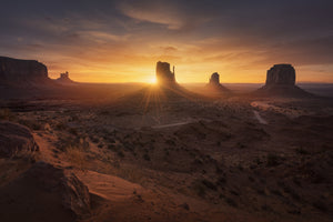 aluminium-print-monument-sunrise