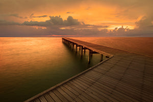 3-piece-canvas-print-the-footbridge-by-the-sea