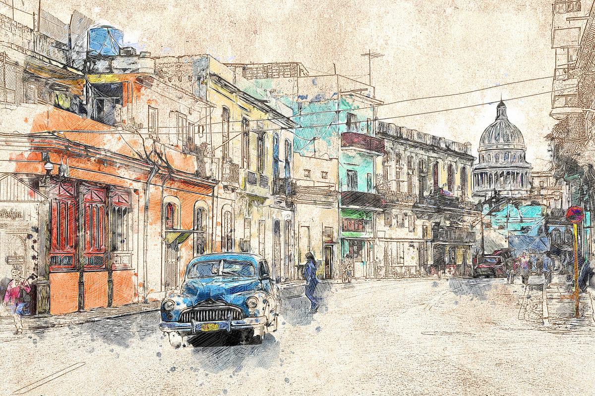 framedposter-print-painting-vintage-cuba