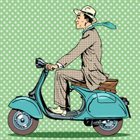 9-piece-aluminium-print-pop-art-vespa-driver
