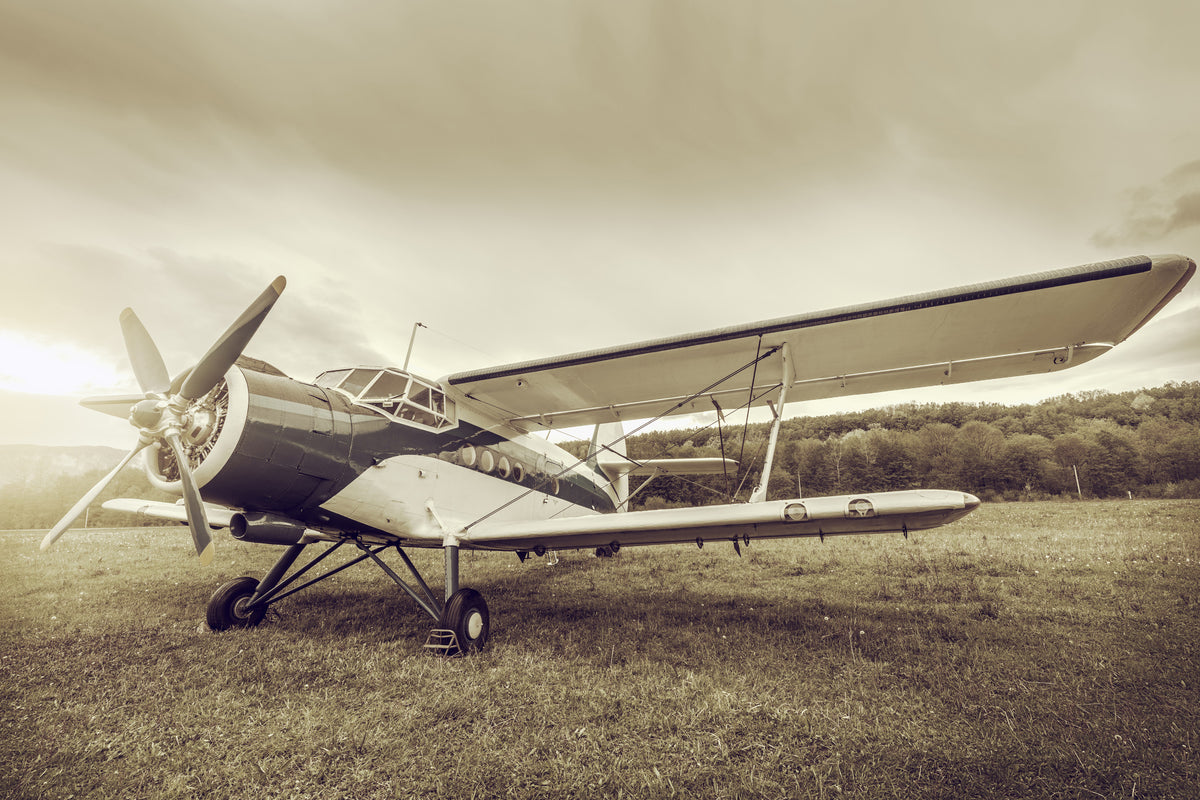 3-piece-acrylic-print-nostalgic-aircraft-in-retro-style