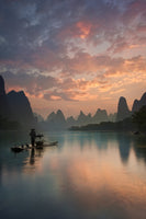 aluminium-print-li-river-sunrise