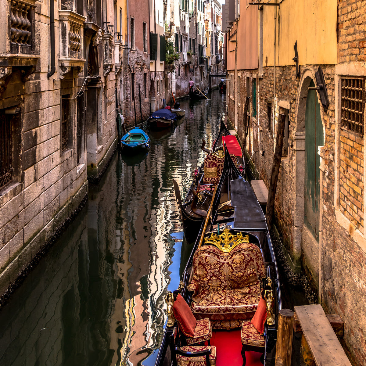 acrylic-print-the-gondolas-of-venice