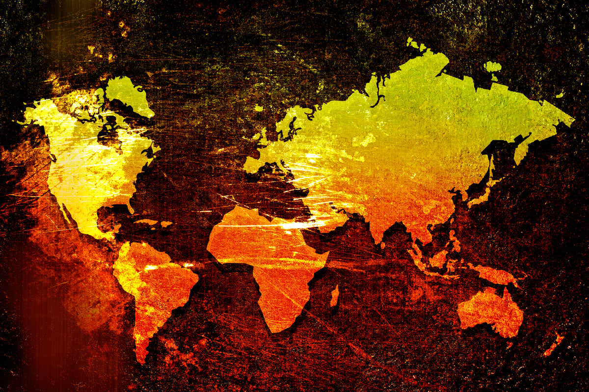 framedposter-print-retro-world-map