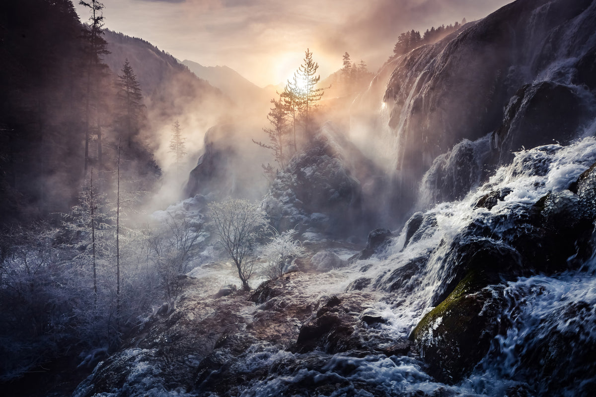 3-piece-aluminium-print-jiuzhaigou-china
