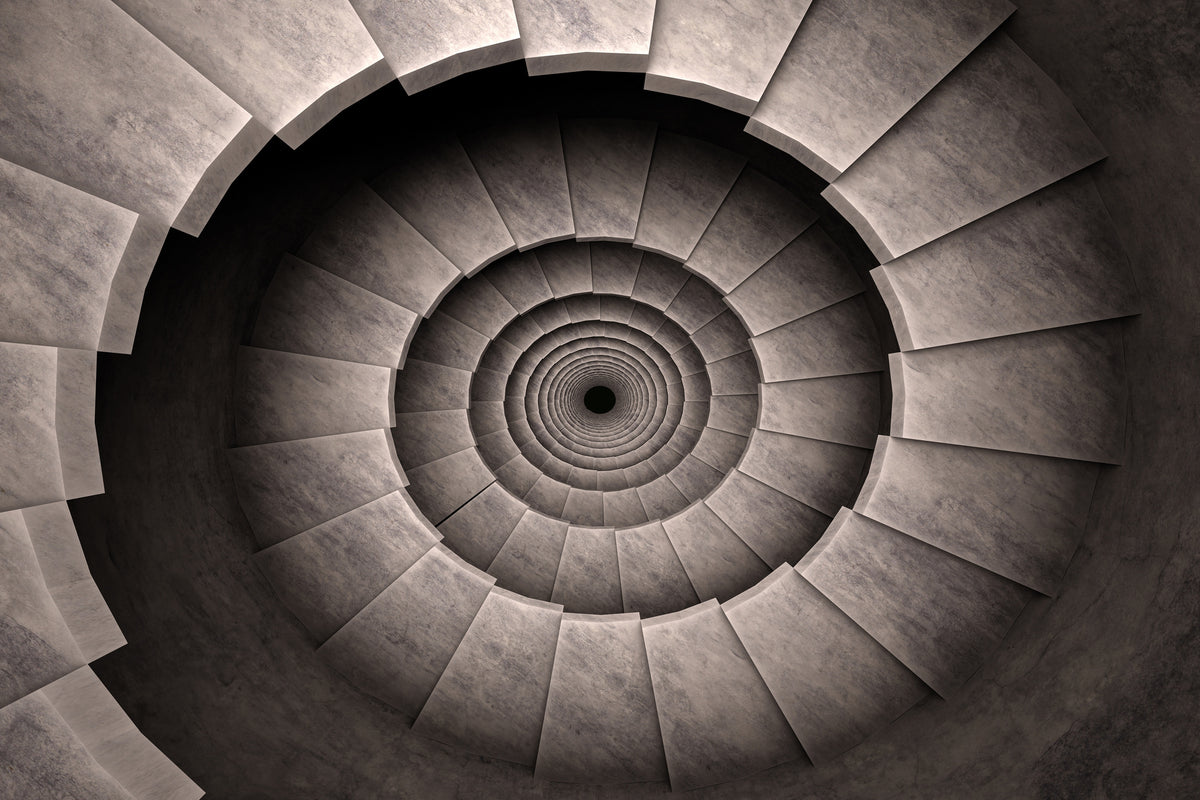 framedcanvas-print-stone-spiral-staircase