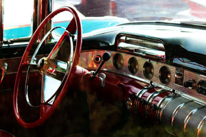 framedcanvas-print-interior-of-a-vintage-car
