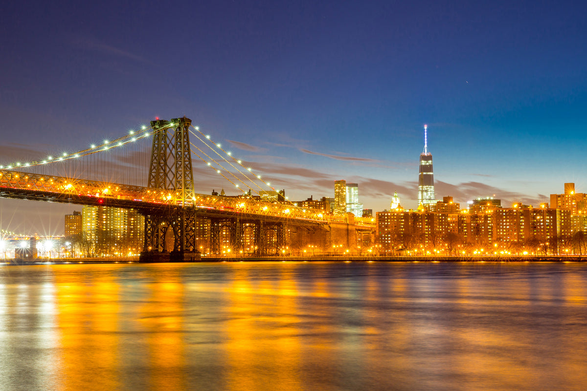 acrylic-print-skyline-ny-williamsburg-bridge