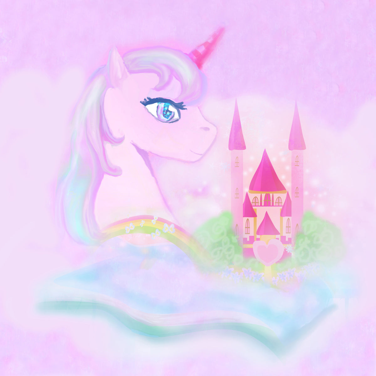 4-piece-acrylic-print-fairytale-castle