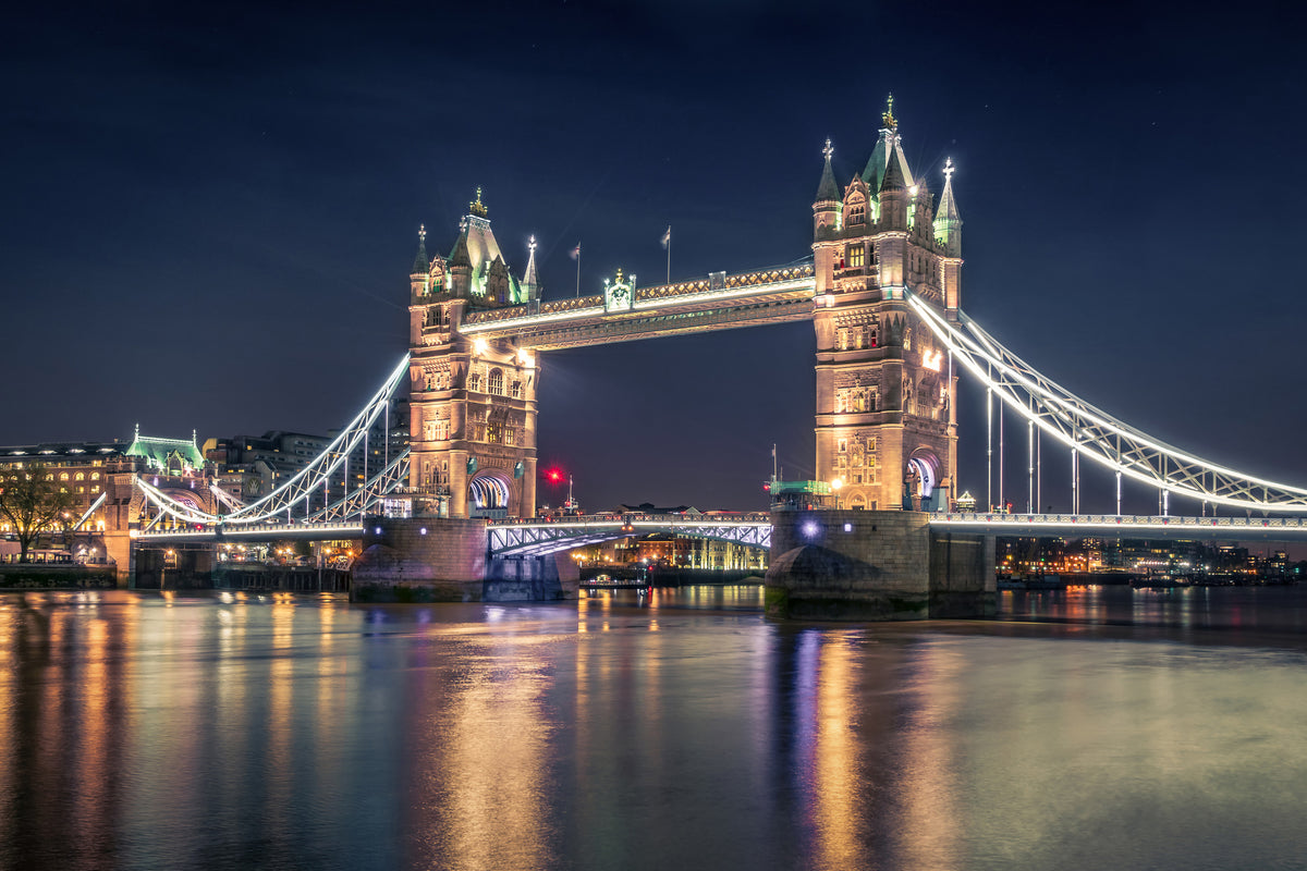 aluminium-print-night-at-the-tower-bridge