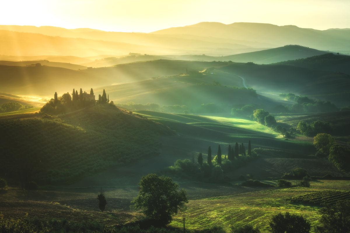 framedposter-print-tuscany-val-dorcia-sunrise