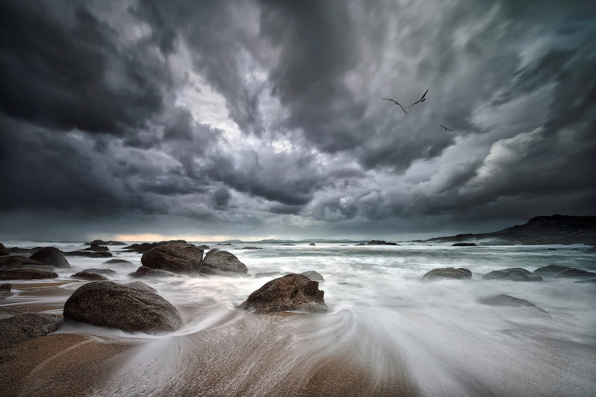 3-piece-acrylic-print-flight-over-troubled-waters