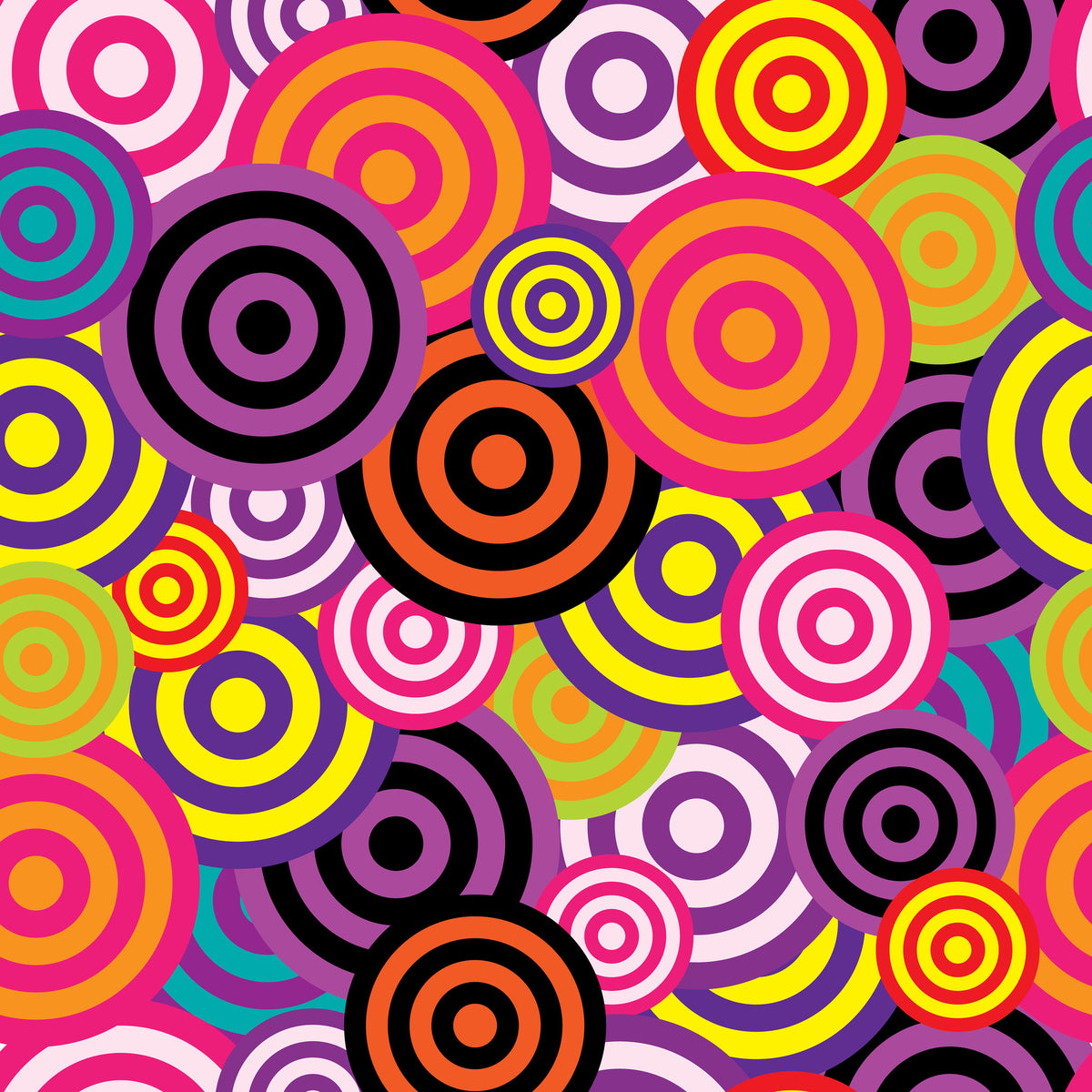 canvas-print-colorful-retro-circles