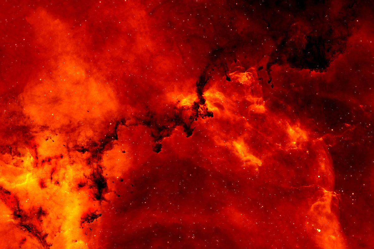 framedcanvas-print-red-starry-sky